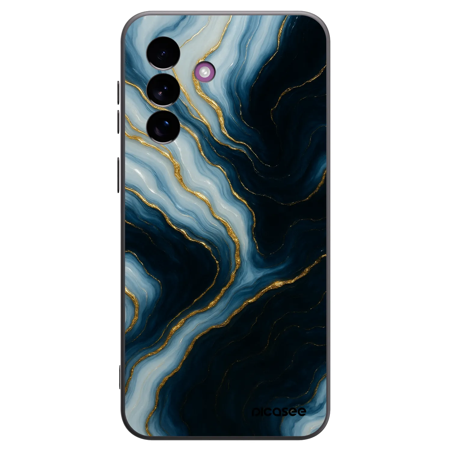 Picasee silikonowe czarne etui na Samsung Galaxy A37 - Luna