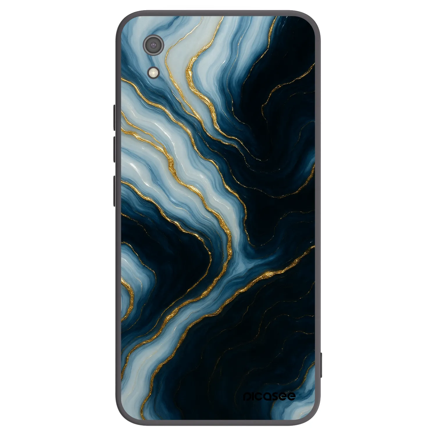 Picasee silikonowe czarne etui na Xiaomi Redmi 7A - Luna
