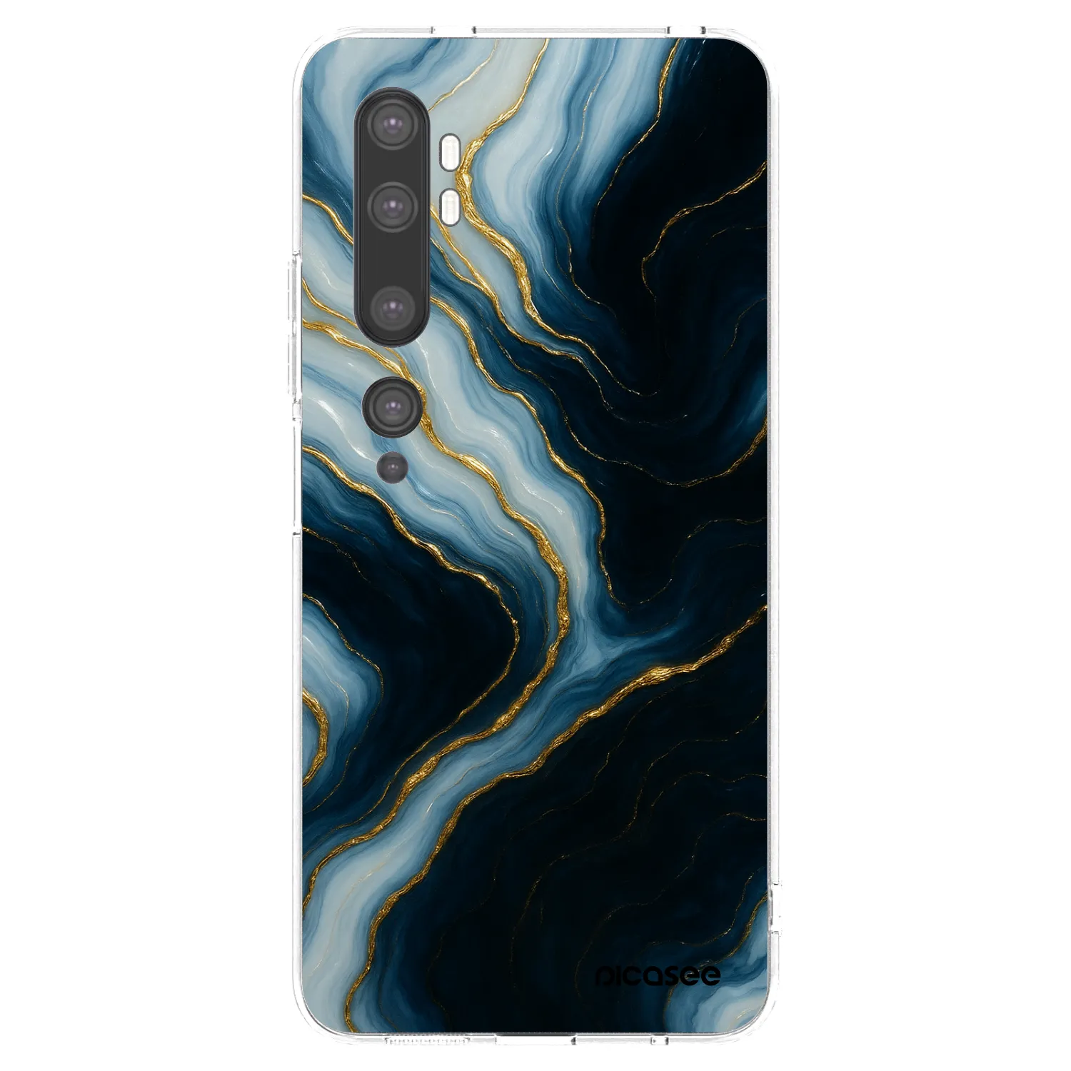 Picasee silikonowe przeźroczyste etui na Xiaomi Mi Note 10 (Pro) - Luna