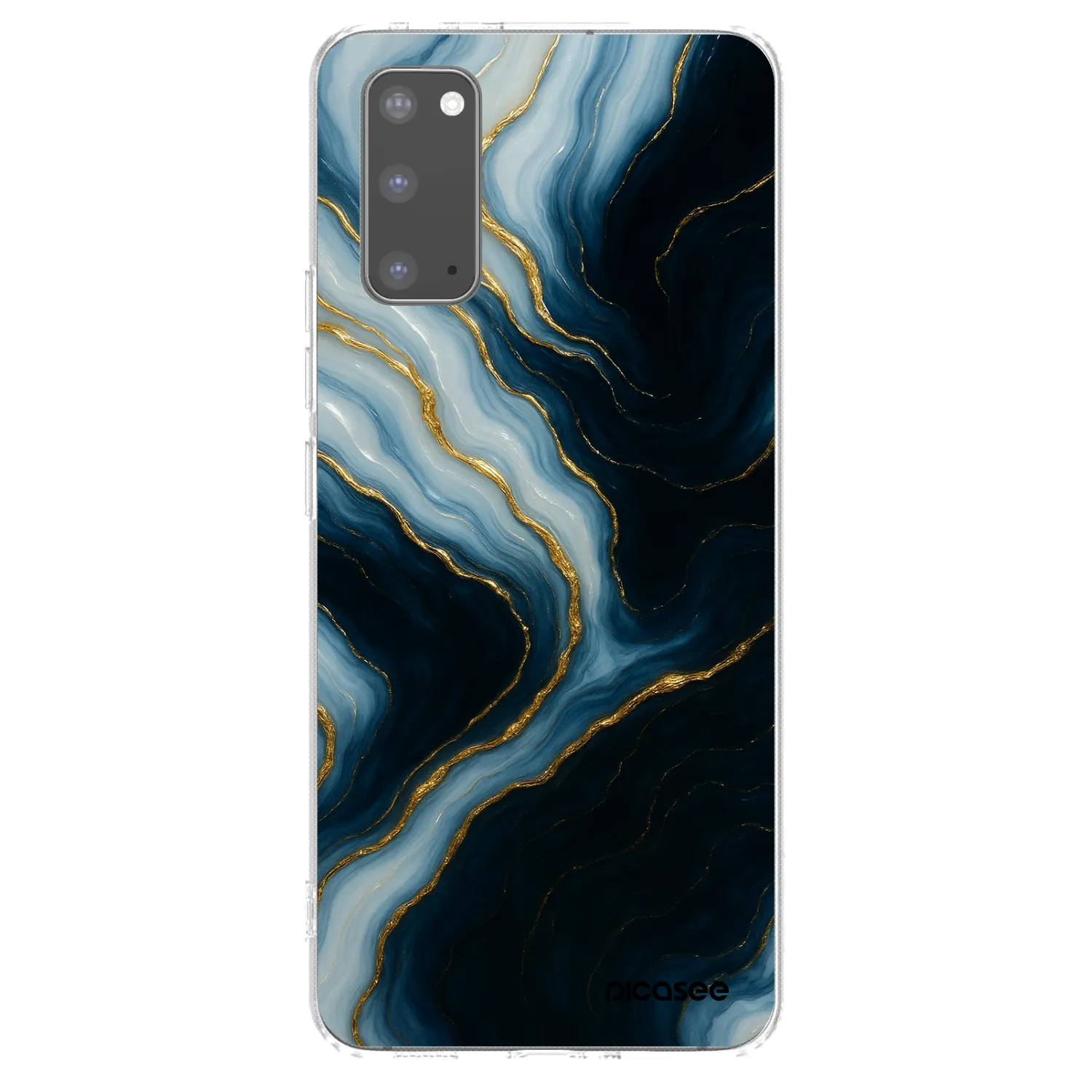 Picasee silikonowe przeźroczyste etui na Samsung Galaxy S20 G980F - Luna
