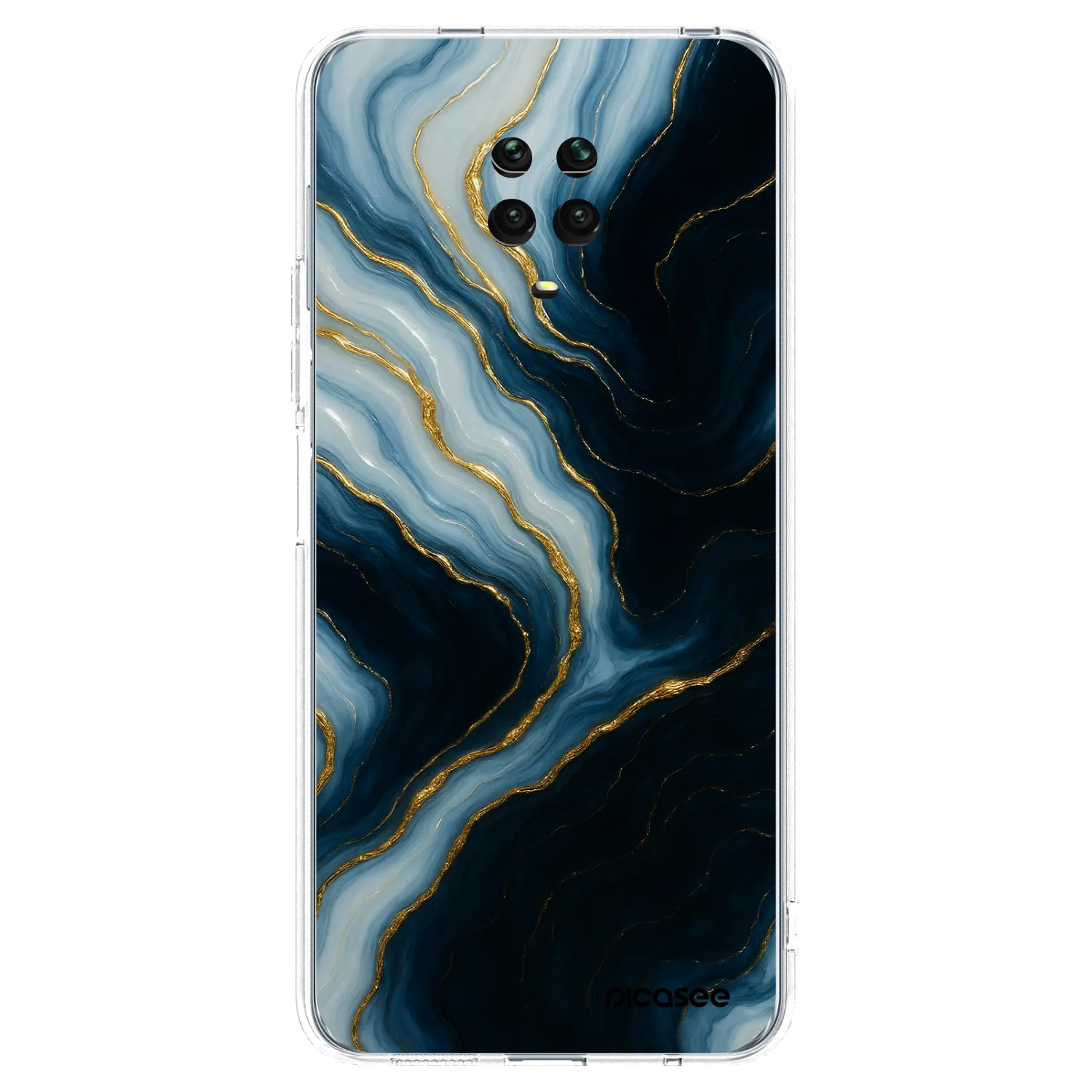 Picasee silikonowe przeźroczyste etui na Xiaomi Redmi Note 9 Pro - Luna
