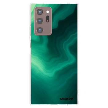 Picasee silikonowe przeźroczyste etui na Samsung Galaxy Note 20 Ultra - Malachite