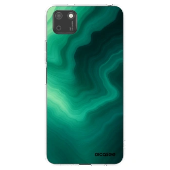 Picasee silikonowe przeźroczyste etui na Huawei Y5P - Malachite