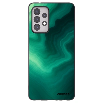 Picasee silikonowe czarne etui na Samsung Galaxy A52 5G A525F - Malachite