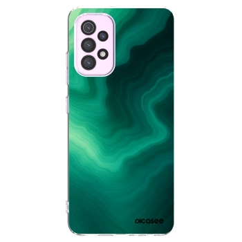 Picasee silikonowe przeźroczyste etui na Samsung Galaxy A32 5G A326B - Malachite