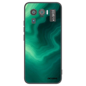 Picasee silikonowe czarne etui na Xiaomi Mi 11 Ultra - Malachite