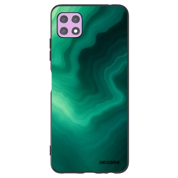 Picasee silikonowe czarne etui na Samsung Galaxy A22 A226B 5G - Malachite