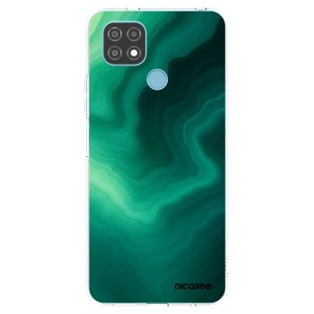 Picasee silikonowe przeźroczyste etui na Realme C21 - Malachite