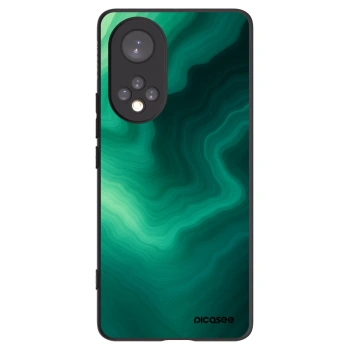 Picasee silikonowe czarne etui na Huawei Nova 9 - Malachite