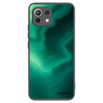 Picasee silikonowe czarne etui na Xiaomi 11 Lite 5G NE - Malachite