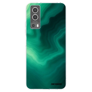 Picasee silikonowe przeźroczyste etui na Vivo Y72 5G - Malachite