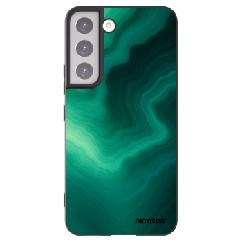 Picasee silikonowe czarne etui na Samsung Galaxy S22 5G - Malachite