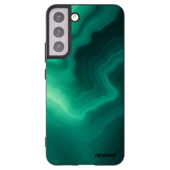 Picasee silikonowe czarne etui na Samsung Galaxy S22+ 5G - Malachite