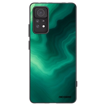Picasee silikonowe czarne etui na Xiaomi Redmi Note 11 Pro 5G - Malachite