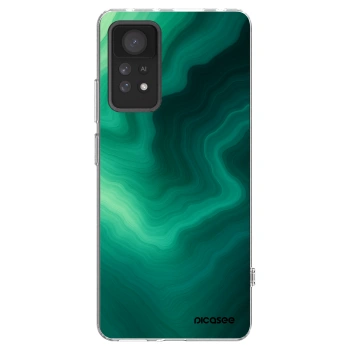 Picasee silikonowe przeźroczyste etui na Xiaomi Redmi Note 11 Pro 5G - Malachite