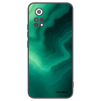 Picasee silikonowe czarne etui na Xiaomi Poco X4 Pro 5G - Malachite