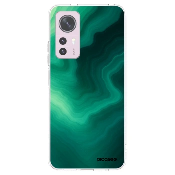 Picasee silikonowe przeźroczyste etui na Xiaomi 12 - Malachite