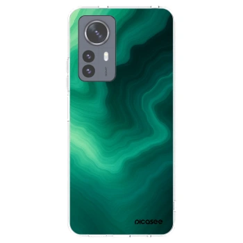Picasee silikonowe przeźroczyste etui na Xiaomi 12 Pro - Malachite