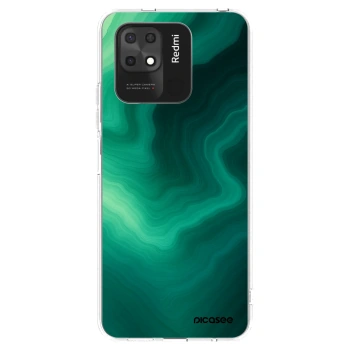 Picasee silikonowe przeźroczyste etui na Xiaomi Redmi 10C - Malachite