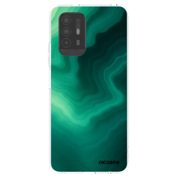 Picasee silikonowe przeźroczyste etui na OPPO A94 5G - Malachite