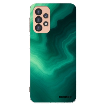 Picasee silikonowe przeźroczyste etui na Samsung Galaxy A23 A236B 5G - Malachite