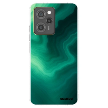 Picasee silikonowe przeźroczyste etui na Xiaomi Poco X5 Pro - Malachite
