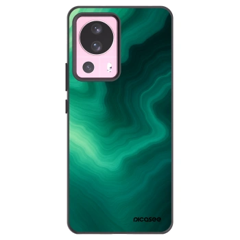 Picasee silikonowe czarne etui na Xiaomi 13 Lite - Malachite