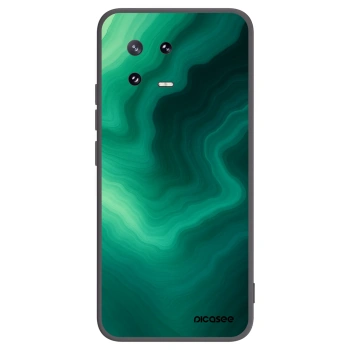 Picasee silikonowe czarne etui na Xiaomi 13 Pro - Malachite
