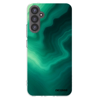 Picasee silikonowe przeźroczyste etui na Samsung Galaxy A34 5G A346B - Malachite