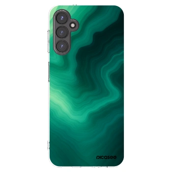 Picasee silikonowe przeźroczyste etui na Samsung Galaxy A14 4G A145R - Malachite