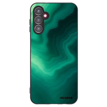 Picasee silikonowe czarne etui na Samsung Galaxy A14 5G A146P - Malachite