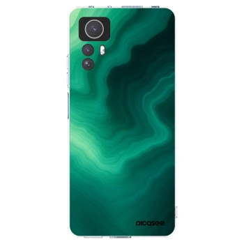 Picasee silikonowe przeźroczyste etui na Xiaomi Redmi Note 12S - Malachite
