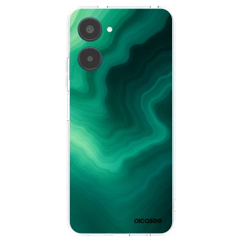 Picasee silikonowe przeźroczyste etui na Realme 10 4G - Malachite