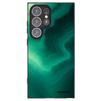 Picasee silikonowe czarne etui na Samsung Galaxy S24 Ultra S928B 5G - Malachite