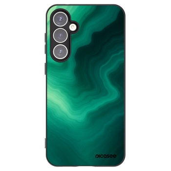 Picasee silikonowe czarne etui na Samsung Galaxy S23 FE S711B - Malachite