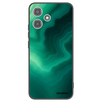 Picasee silikonowe czarne etui na Xiaomi Redmi 12 5G - Malachite