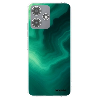 Picasee silikonowe przeźroczyste etui na Xiaomi Redmi 12 5G - Malachite
