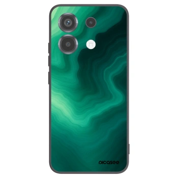 Picasee silikonowe czarne etui na Xiaomi Poco X6 - Malachite