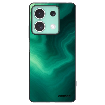 Picasee silikonowe czarne etui na Xiaomi Redmi Note 13 5G - Malachite