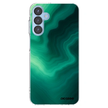 Picasee silikonowe przeźroczyste etui na Samsung Galaxy A15 A156B 5G - Malachite