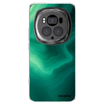 Picasee silikonowe przeźroczyste etui na Honor Magic6 Pro - Malachite
