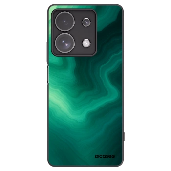 Picasee silikonowe czarne etui na Xiaomi Redmi Note 13 Pro 4G - Malachite