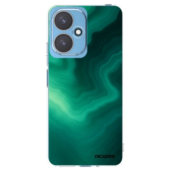 Picasee silikonowe przeźroczyste etui na Xiaomi Redmi 13C 5G - Malachite