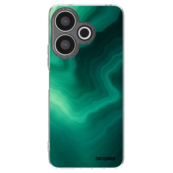 Picasee silikonowe przeźroczyste etui na Xiaomi Redmi 13 4G - Malachite
