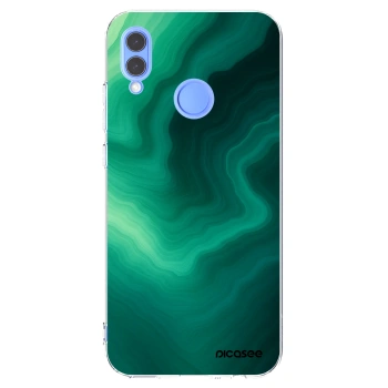 Picasee silikonowe przeźroczyste etui na Huawei P Smart 2019 - Malachite