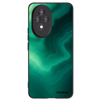 Picasee silikonowe czarne etui na Honor 200 Pro 5G - Malachite
