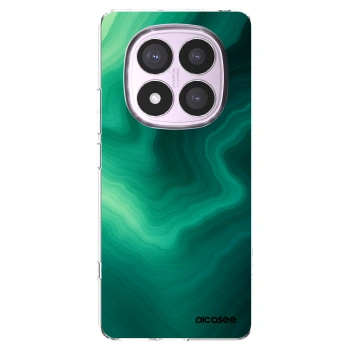 Picasee silikonowe przeźroczyste etui na Xiaomi Redmi Note 14 Pro 5G - Malachite