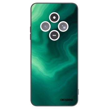 Picasee silikonowe czarne etui na Xiaomi Redmi 14C - Malachite