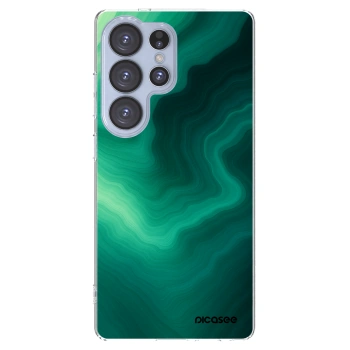 Picasee silikonowe przeźroczyste etui na Samsung Galaxy S25 Ultra 5G - Malachite