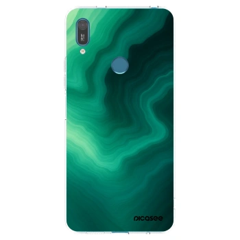 Picasee silikonowe przeźroczyste etui na Huawei Y7 2019 - Malachite